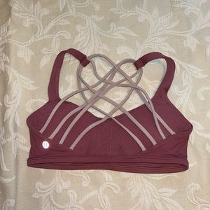 Purple-ish size 6 sports bra